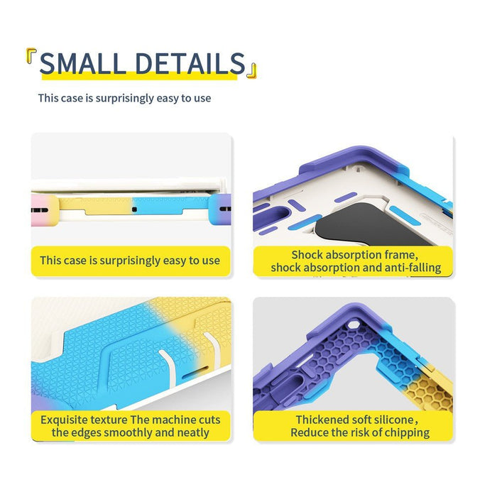 Armor Shockproof Handle Ring Rotation Case Cover for Samsung Galaxy Tab S8 Ultra X900 / S9 Ultra X910 / S10 Ultra X920 Silicone Case JPC MOBILE ACCESSORIES