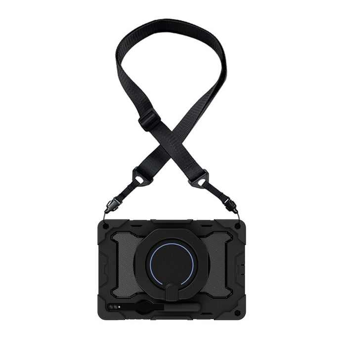 Armor Shockproof Handle Ring Rotation Case Cover for Samsung Galaxy Tab S8 Ultra X900 / S9 Ultra X910 / S10 Ultra X920 Silicone Case JPC MOBILE ACCESSORIES