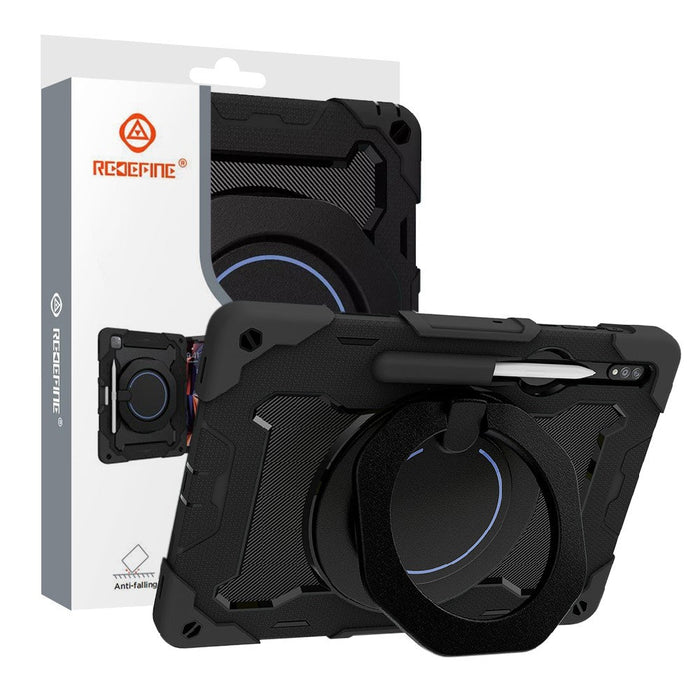 Armor Shockproof Handle Ring Rotation Case Cover for Samsung Galaxy Tab S8 Ultra X900 / S9 Ultra X910 / S10 Ultra X920 Silicone Case JPC MOBILE ACCESSORIES