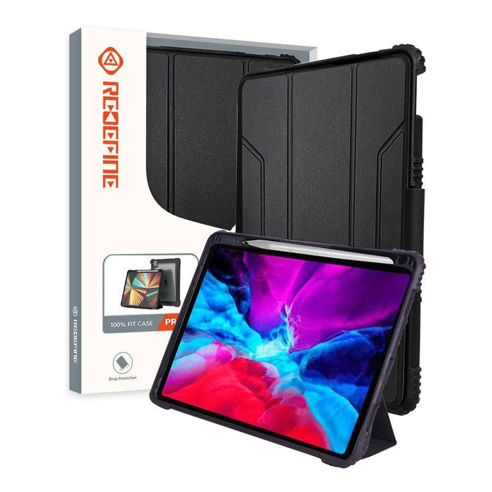 Armor Shockproof Smart Flip Case for iPad Pro 12.9 (2018 - 2022) / Air 13 (2024) | Rugged Kickstand Cover - JPC MOBILE ACCESSORIES