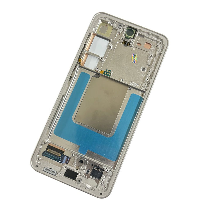 ASSEMBLED OLED Screen Replacement with Frame for Samsung Galaxy S24 S921B - Marble Grey (SERVICE PACK SCREEN BUT REFURBISH FRAME) (Copy) Screen Replacement JPC MOBILE ACCESSORIES