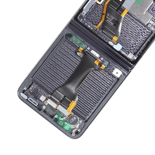 ASSEMBLED OLED Screen Replacement with Frame for Samsung Galaxy Z Flip5 5G F731B-Gray (SERVICE PACK SCREEN BUT REFURBISHED FRAME) Screen Replacement JPC MOBILE ACCESSORIES