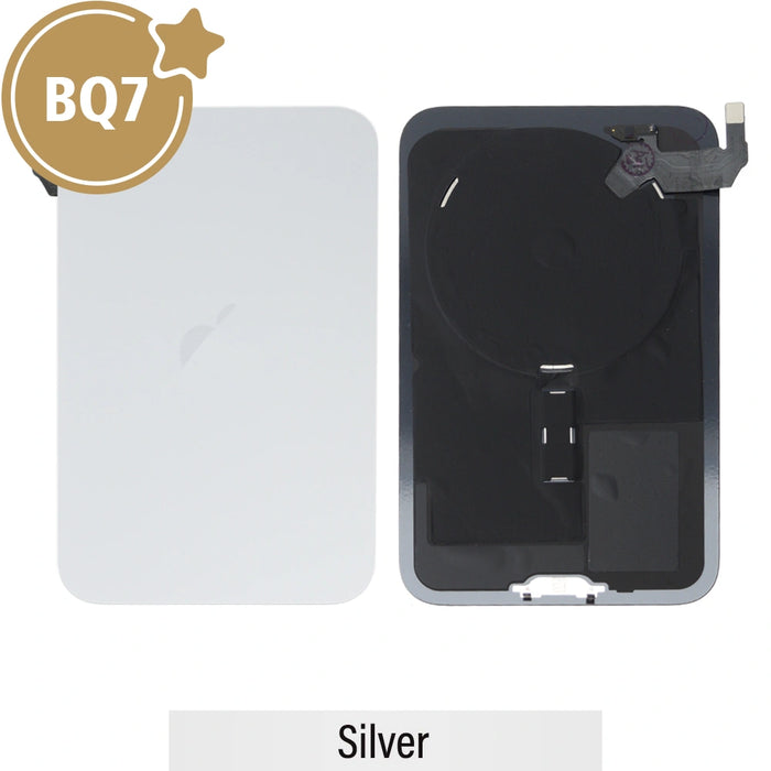 Rear Cover Glass With Wireless NFC Charging Flex Cable for iPhone 17 Pro Max -Silver (BQ7)