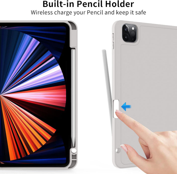 Soft TPU Back Shell Slim Case with Auto Sleep / Wake for iPad Pro 11 (2024)
