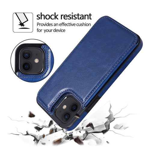 Back Flip Leather Wallet Case Cover for iPhone 12 mini (5.4'') Shopify JPC MOBILE ACCESSORIES