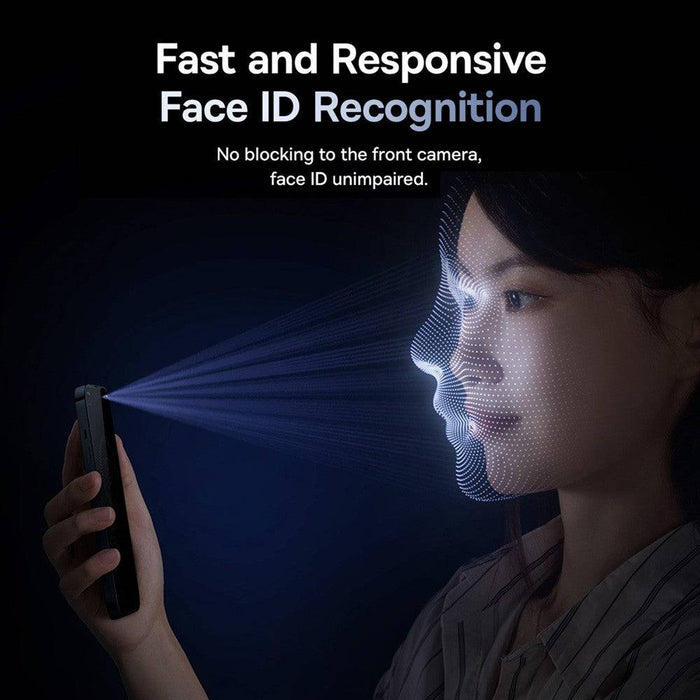 Baseus Sapphire Series for iPhone 15 Pro Max, designed to prevent grease and smudges.