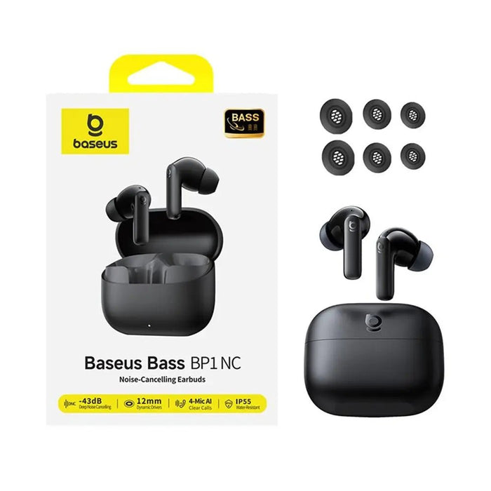 Baseus Bass BP1 NC In-Ear True Wireless Earbuds Headphones JPC MOBILE ACCESSORIES