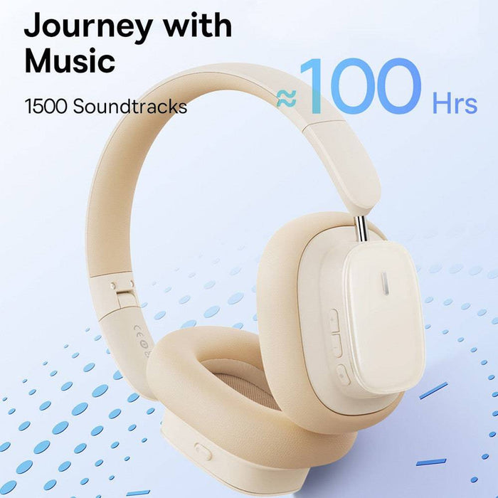 Baseus Bowie H1i Noise - Cancellation Wireless Headphones with 100 - Hour Battery Life - JPC MOBILE ACCESSORIES