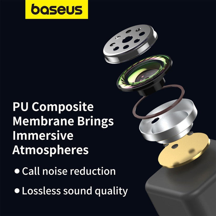 Baseus Bowie WM01 True Wireless Earphones — Black Headphones JPC MOBILE ACCESSORIES