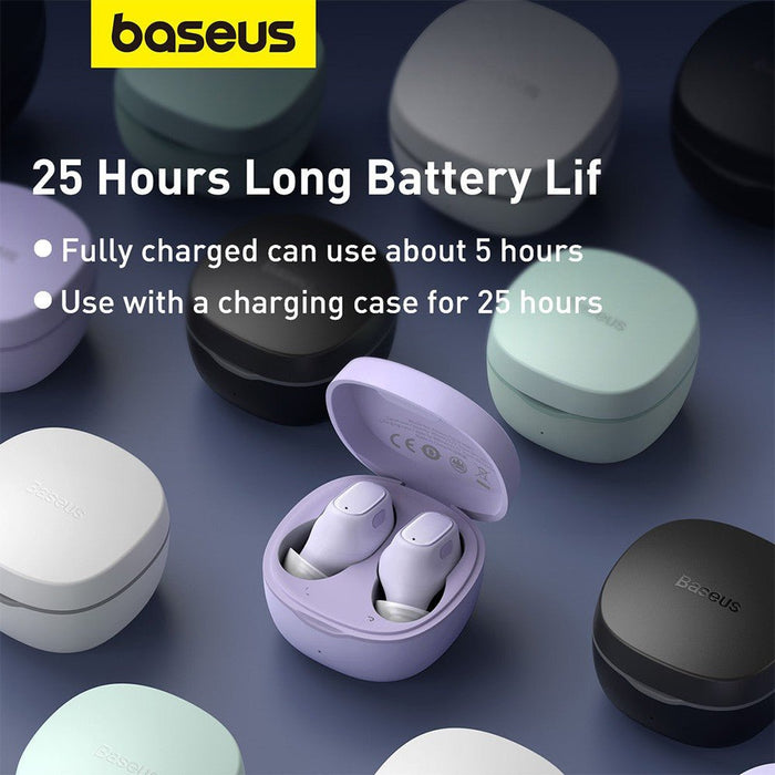 Baseus Bowie WM01 True Wireless Earphones — Black Headphones JPC MOBILE ACCESSORIES