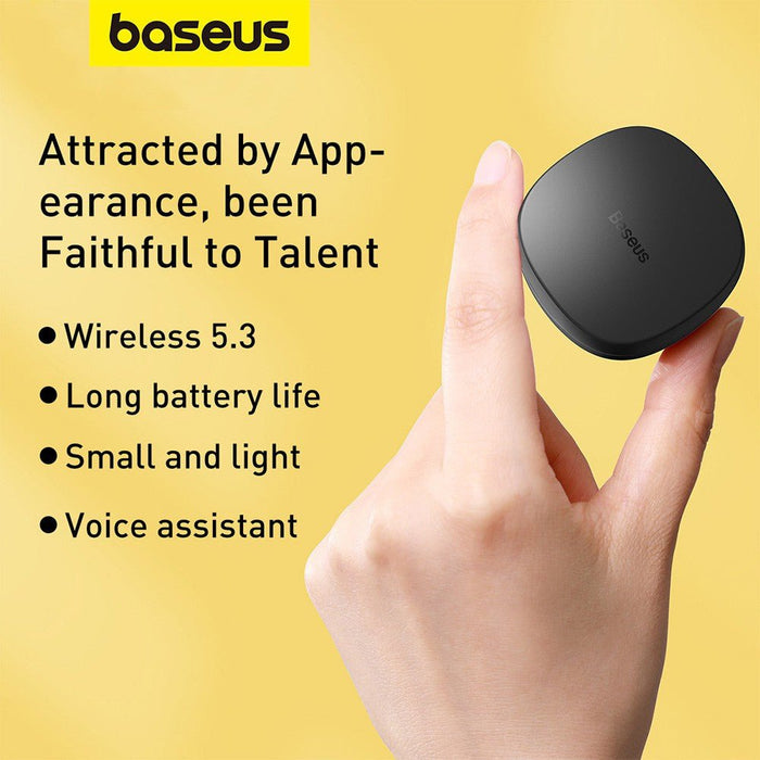 Baseus Bowie WM01 True Wireless Earphones — Black Headphones JPC MOBILE ACCESSORIES