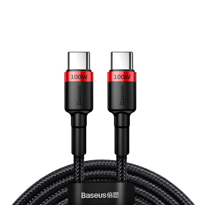 Baseus Cafule 100W USB - C Cable 2m Brisbane - Premium Aluminum Connectors Australia USB Type - C JPC MOBILE ACCESSORIES