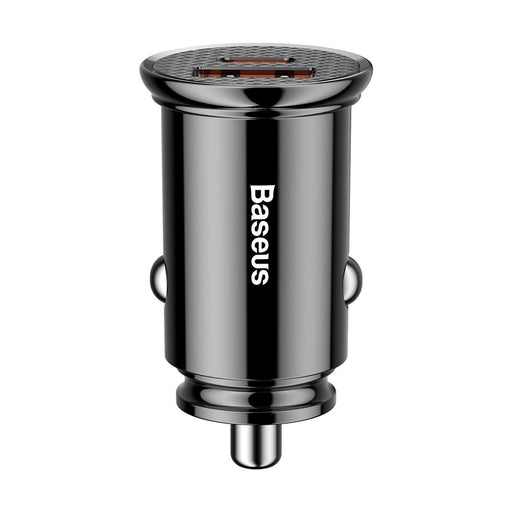 Baseus Circular Plastic A+C 30W PPS Car Charger USB - C PD QC 4.0 Dual Port Fast Charging Australia Charger JPC MOBILE ACCESSORIES