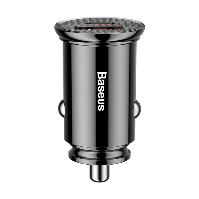 Baseus Circular Plastic A+C 30W PPS Car Charger USB - C PD QC 4.0 Dual Port Fast Charging Australia Charger JPC MOBILE ACCESSORIES