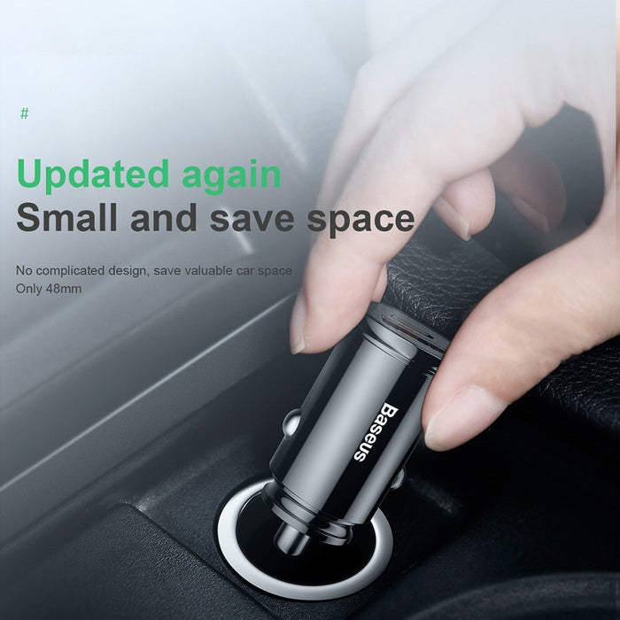 Baseus Circular Plastic A+C 30W PPS Car Charger USB - C PD QC 4.0 Dual Port Fast Charging Australia Charger JPC MOBILE ACCESSORIES