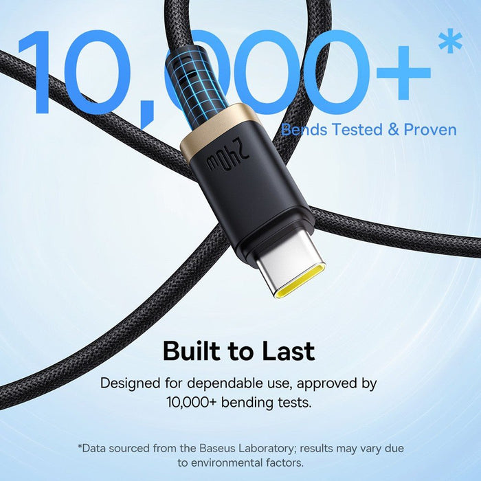 Baseus Dura 240W USB - C to USB - C Cable (1M) - Ultra Fast Charging Shopify JPC MOBILE ACCESSORIES
