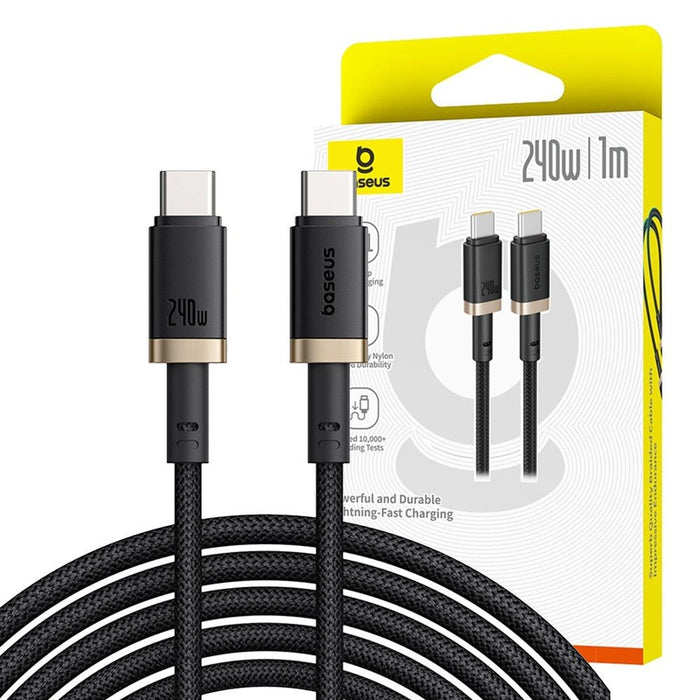 Baseus Dura 240W USB - C to USB - C Cable (1M) - Ultra Fast Charging Shopify JPC MOBILE ACCESSORIES
