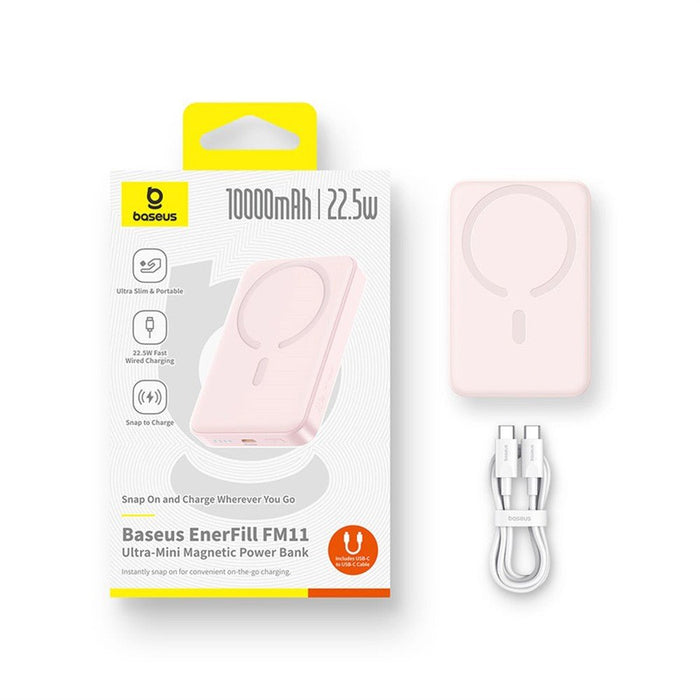 Baseus EnerFill FM11 Ultra - Mini Magnetic Power Bank 10000mAh 22.5W Power Bank JPC MOBILE ACCESSORIES