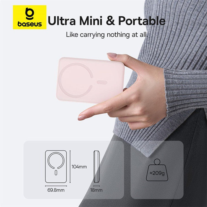 Baseus EnerFill FM11 Ultra - Mini Magnetic Power Bank 10000mAh 22.5W Power Bank JPC MOBILE ACCESSORIES