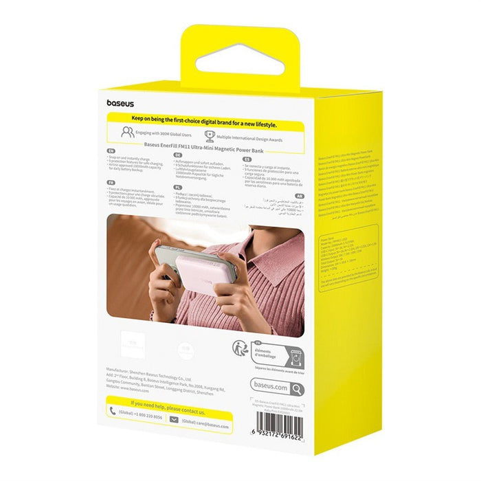 Baseus EnerFill FM11 Ultra - Mini Magnetic Power Bank 10000mAh 22.5W Power Bank JPC MOBILE ACCESSORIES