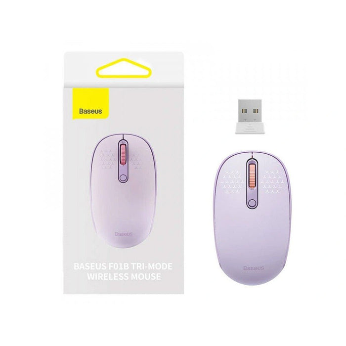 Baseus F01B Tri - Mode Wireless Mouse Bluetooth 2.4G USB - C Australia Wireless Mouse JPC MOBILE ACCESSORIES