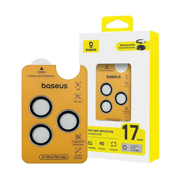 Baseus iPhone 17 Pro / 17 Pro Max Corning Series AR Anti - Reflective HD Lens Screen Protector Full Coverage Protector JPC MOBILE ACCESSORIES