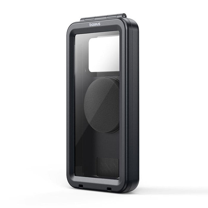 Baseus waterproof bike phone mount magnetic handlebar case cosmic black for delivery riders Brisbane QLD Australia