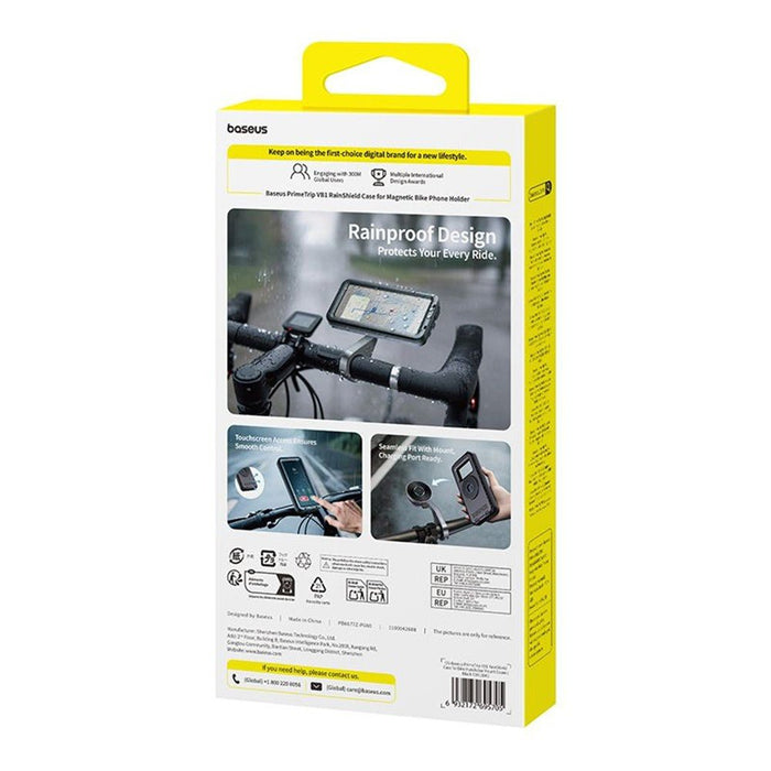 Baseus bike-phone-holder-product-box-contents-rainshield-case-magnetic-mount-brisbane.jpg - Baseus bike phone holder product box contents including rainshield case and magnetic mount Brisbane Australia