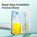 Baseus Sapphire 9H Tempered Glass iPhone 15 Pro Action Button Dynamic Island 0.3mm Dust Filter Full Coverage Protector JPC