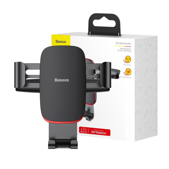 Baseus - Metal Age Gravity CD Slot Car Phone Holder JPC MOBILE ACCESSORIES