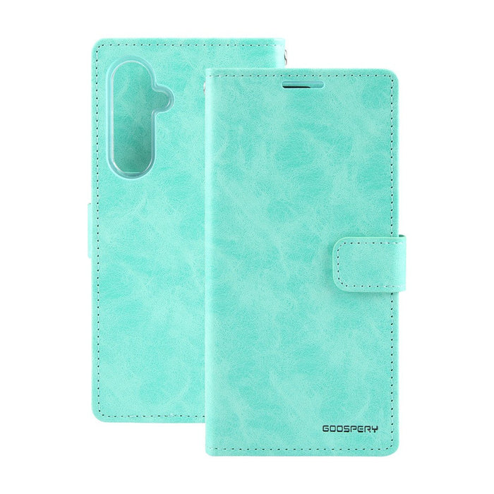 Mercury Blue Moon Diary Cover Case for Samsung Galaxy S24