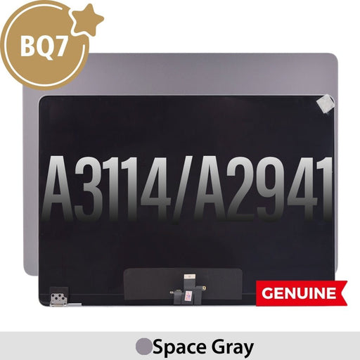 BQ7 Complete LCD Display Assembly for MacBook Air 15.3" A3114 (2024) / A2941 (2023)-Space Gray (This is genuine glass and genuine flex) Screen Replacement JPC MOBILE ACCESSORIES