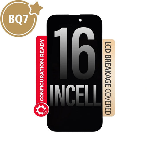 BQ7 Diagnosable Incell LCD Assembly for iPhone 16 Screen Replacement (Configuration Ready) Screen Replacement JPC MOBILE ACCESSORIES