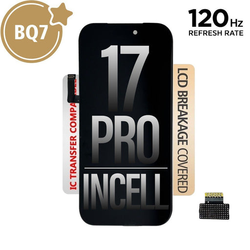 BQ7 Incell LCD Assembly for iPhone 17 Pro Screen Replacement (120HZ, Compatible for IC chip transfer) Screen Replacement JPC MOBILE ACCESSORIES