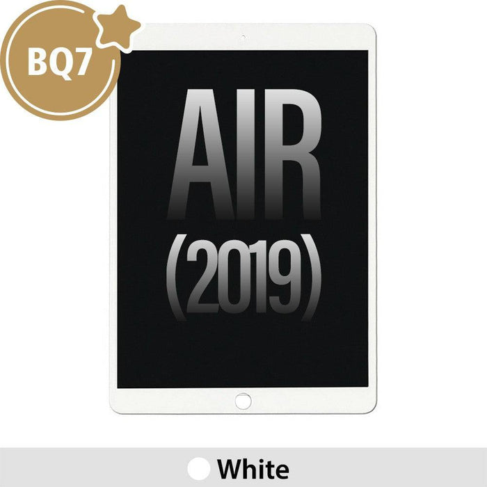 BQ7 iPad Air 3 White LCD screen front view replacement