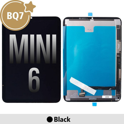 Front view of BQ7 LCD screen replacement for iPad mini 6 (2021) – Black