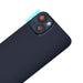 Detailed view of BQ7 Midnight no-logo iPhone 14 Plus rear cover glass