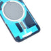 Rear view of BQ7 iPhone 14 Red back glass showing the MagSafe magnet