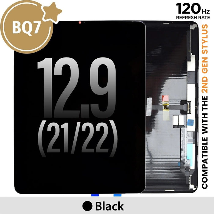 BQ7 LCD Screen Replacement for iPad Pro 12.9 (2021) / 12.9 (2022)-Black (120Hz ProMotion) Screen Replacement JPC MOBILE ACCESSORIES