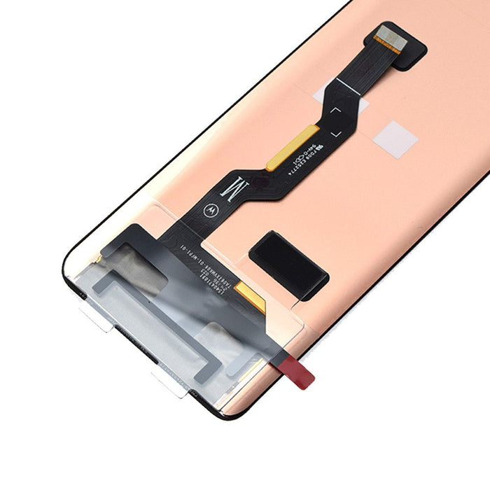 Premium BQ7 OLED assembly for Motorola Edge 50 series demonstrating advanced Retina Display with no obvious particles resulting in stunning picture quality and professional repair results