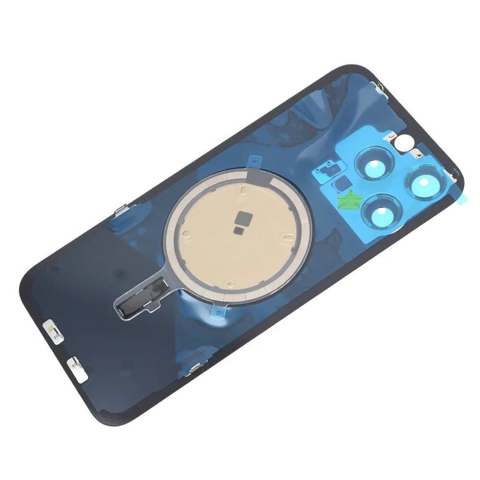 BQ7 Rear Cover Glass with Camera Lens Glass and Magsafe Magnet for iPhone 15 Pro Max-Natural Titanium Rear Glass Cover JPC MOBILE ACCESSORIES