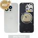 BQ7 Rear Cover Glass with Camera Lens Glass and Magsafe Magnet for iPhone 15 Pro-White Titanium Rear Glass Cover JPC MOBILE ACCESSORIES