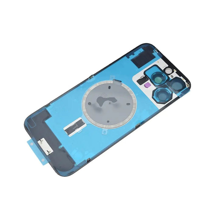 BQ7 Rear Cover Glass with Camera Lens Glass and Magsafe Magnet for iPhone 16 Pro Max-Natural Titanium Rear Glass Cover JPC MOBILE ACCESSORIES