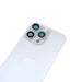 BQ7 Rear Cover Glass with Camera Lens Glass and Magsafe Magnet for iPhone 16 Pro Max-White Titanium Rear Glass Cover JPC MOBILE ACCESSORIES