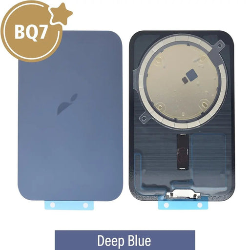 BQ7 Rear Cover Glass With Magsafe Magnet for iPhone 17 Pro -Deep Blue Rear Glass Cover JPC MOBILE ACCESSORIES