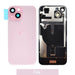 BQ7 Rear Glass with Camera Lens & Wireless Charging for iPhone 15 - Pink Rear Glass Cover JPC MOBILE ACCESSORIES