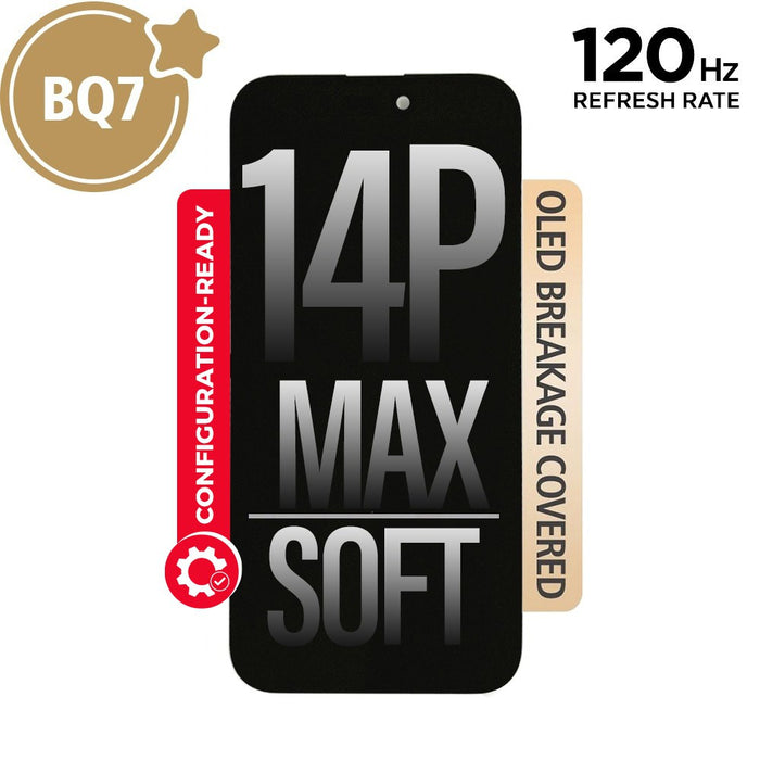 iPhone 14 Pro Max BQ7 Soft OLED Screen Replacement 120Hz Screen Replacement JPC MOBILE ACCESSORIES