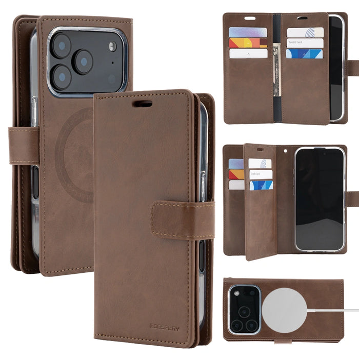 Mercury Mansoor Diary Case With Magnetic Ring for iPhone 17 Pro Max / 18 Pro Max