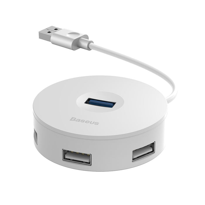 Baseus Round Box HUB Adapter (USB3.0 to USB3.0 x 1 + USB2.0 x 3) 10cm