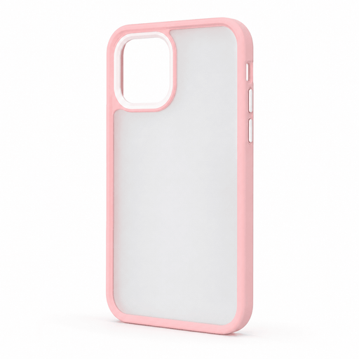 Candy Color pink case for iPhone 12 Pro Max on a white background